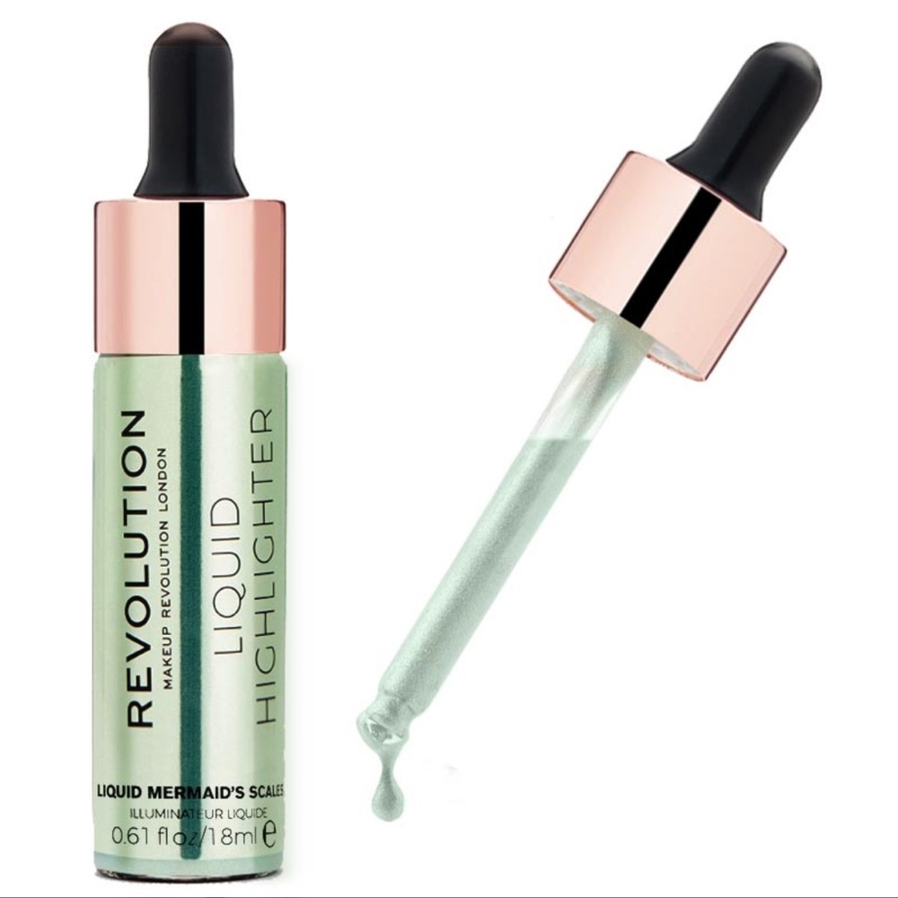 💎 Makeup Revolution Mermaid's Scales Liquid Highlighter Full-Size New